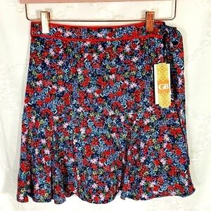NWT Gianni Bini floral mini skirt size XS
